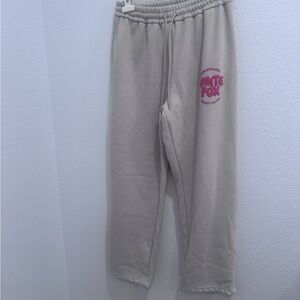 White Fox Sweatpants (Knockoff) red logo